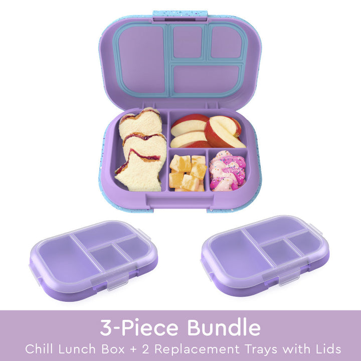 Bentgo Chill Kids Lunch Box & 2 Extra Trays with Lids Q7