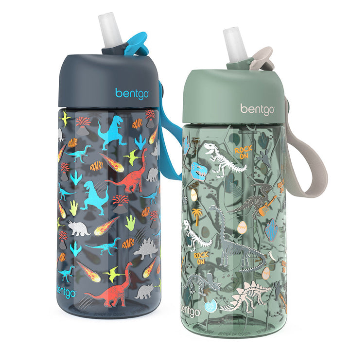 Bentgo Kids Prints Water Bottle (2-Pack) P0