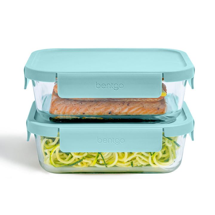 Bentgo Glass Leak-Proof Food Storage Set (4-Piece) O2