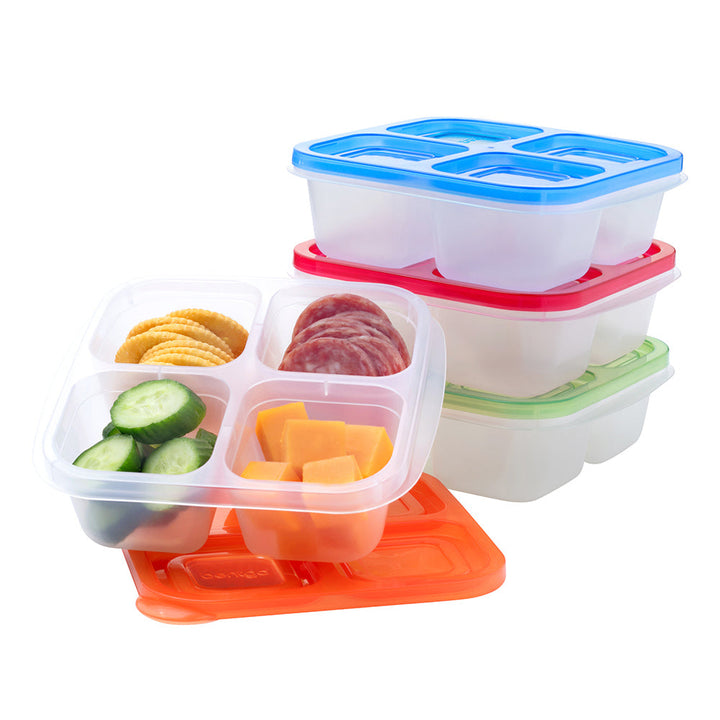 Bentgo Easyboxes 4-Compartment Snack Containers 8-Piece Set Q8