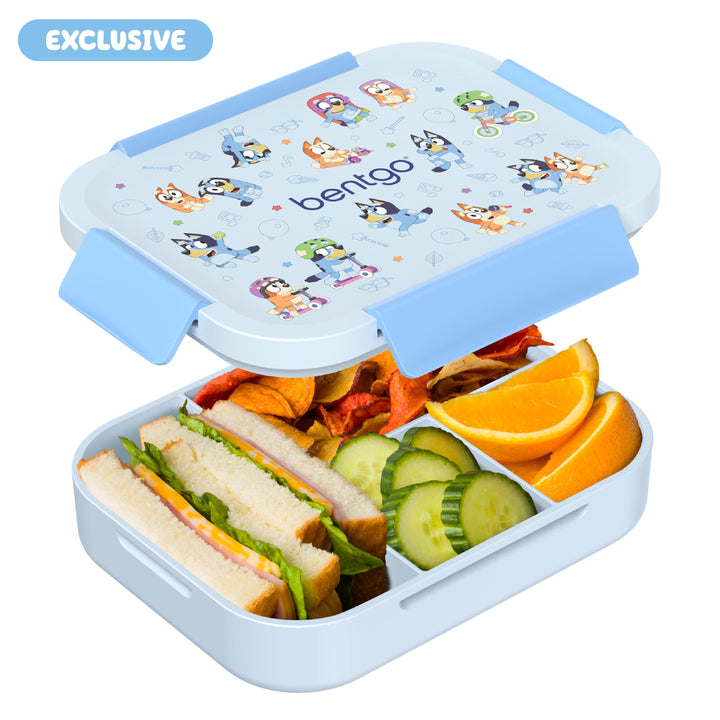 Bentgo + Bluey Kids Snap & Go Lunch Box X2