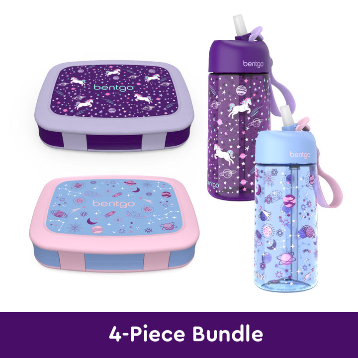 Bentgo Kids Prints Lunch Boxes & Water Bottles O2